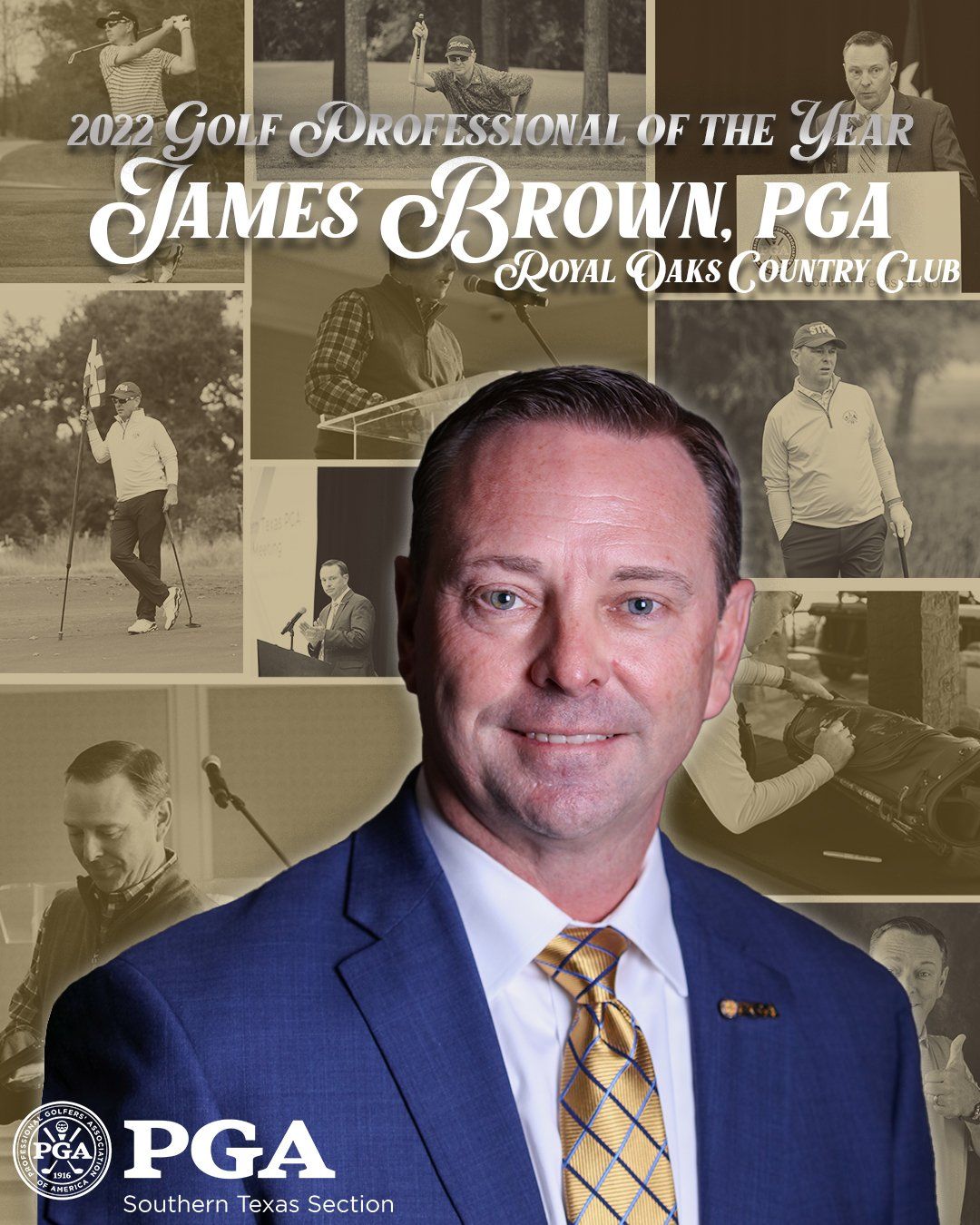 Brown and Gildersleeve Lead 2022 Southern Texas PGA Award Winners